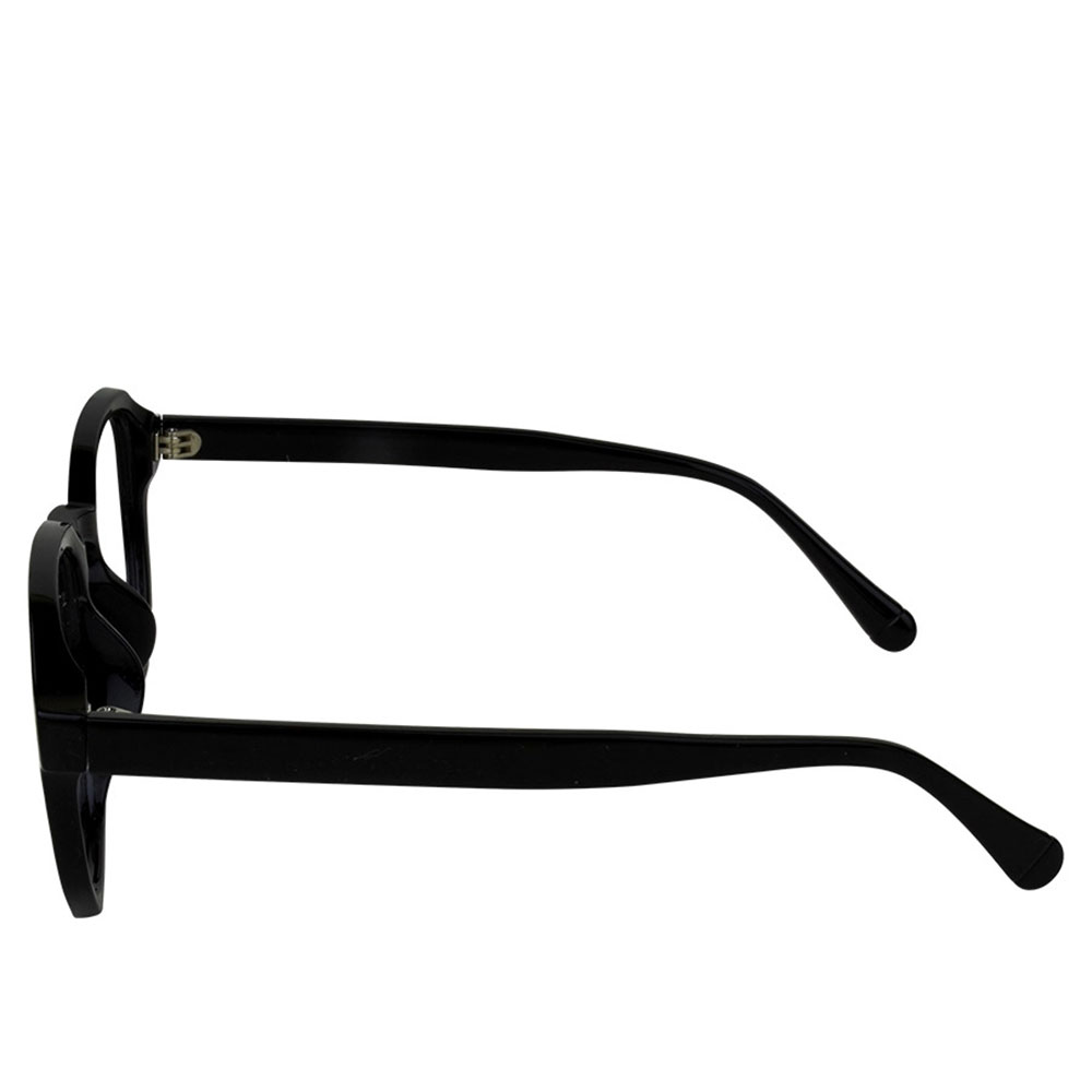 Black Rectangle Medium Eyeglass Frame