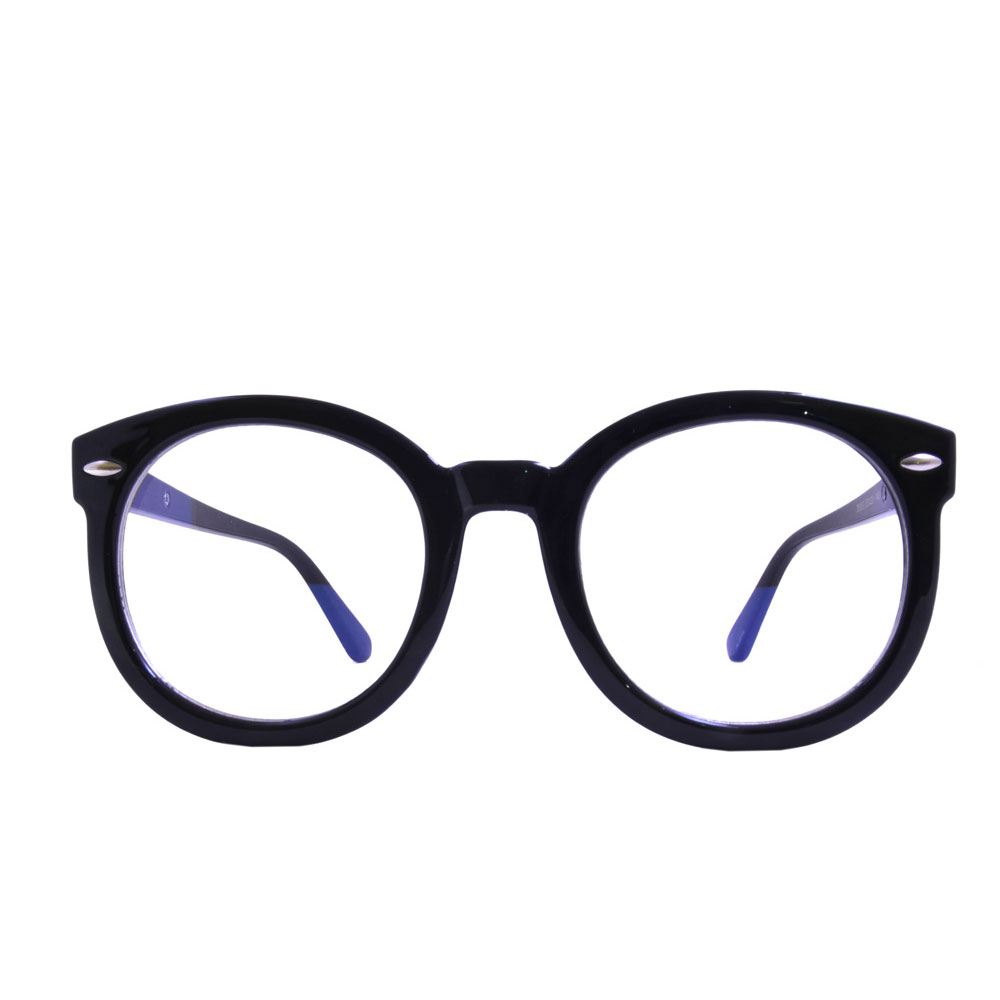 Black Oval Plastic Frame Round 2850