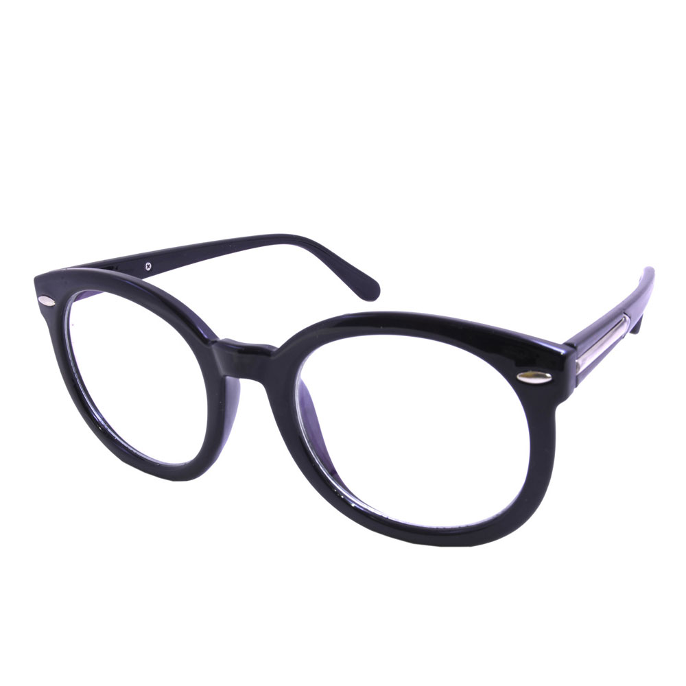 Black Oval Plastic Frame Round 2850